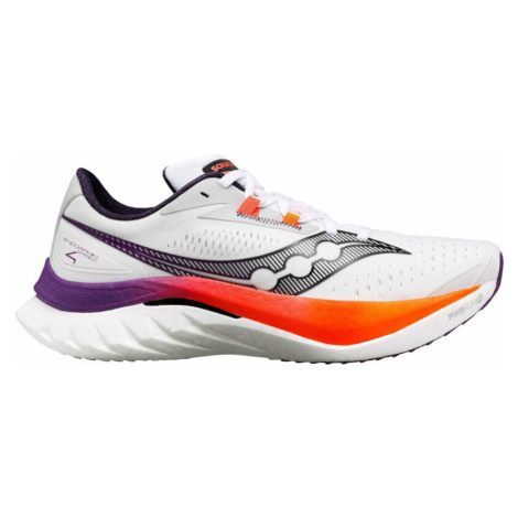 Saucony Endorphin Speed 4 Mens Shoes White/Viziorange Silniční běžecká obuv