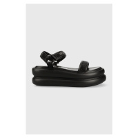 Sandály Liu Jo ARIA 03 dámské, černá barva, na platformě, SA3081EX08422222