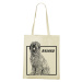 Plátěná taška s potiskem plemene Briard - skvělý dárek pro milovníky psů