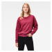 G-STAR Sweatshirt - Premium core r sw wmn l\s burgundy