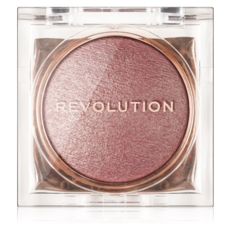 Makeup Revolution Beam Bright kompaktní pudrový rozjasňovač odstín Pink Seduction 2,45 g