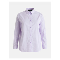 Košile peak performance w soft cotton shirt fialová