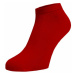 Bambusové kotníkové ponožky Červené