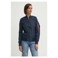 Bomber bunda Alpha Industries MA-1 TT Wmn 141041 07 tmavomodrá barva, přechodná