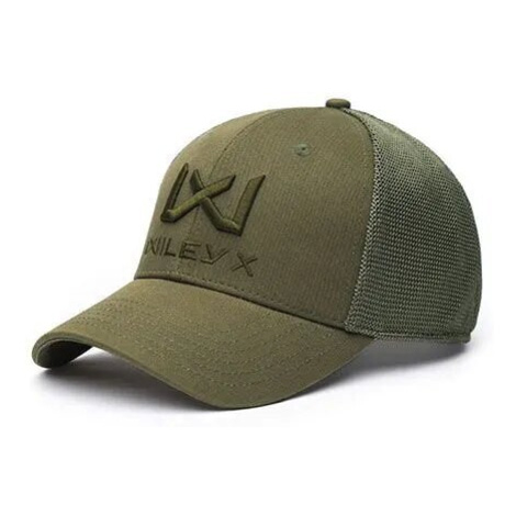 Kšiltovka Trucker Cap Logo WX WileyX® – Olive Green, Olive Green Wiley X