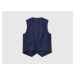 Benetton, Lined Vest With Buttons