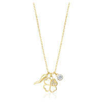 Brosway Půvabný pozlacený náhrdelník pro štěstí Chakra BHKN054