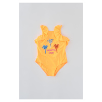 Dagi Orange Flounce Swimsuit