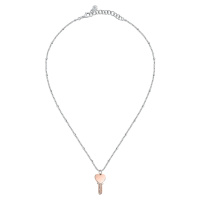 Morellato Hravý bicolor náhrdelník Klíč Mascotte SAVL07