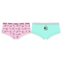 Mickey Mouse - licence Dívčí kalhotky - Minnie Mouse 5233B612, mentolová / růžová Barva: Mix bar