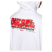 Mikina diesel s-ginn-hood-k37 sweat-shirt bílá