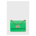 Kožená kabelka Furla zelená barva