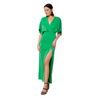 Makover Dámské maxi šaty Argagune K163 světle zelená Zelená