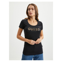 Černé dámské tričko Guess - Dámské