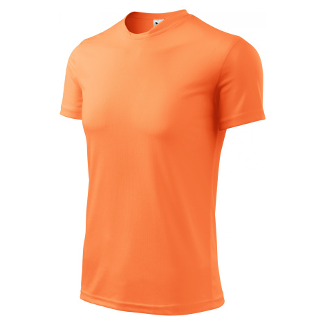 Sportovní tričko pro děti, neonová mandarinková