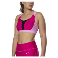 Dámská podprsenka Mizuno High Support Bra Pink Peacock