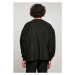 Rib Terry Boxy Crew - black