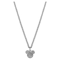 Disney Půvabný ocelový náhrdelník Mickey and Minnie Mouse N600581RWL-B.CS (řetízek, přívěsek)