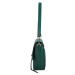 Dámská luxusní kožená malá kabelka Chiara, tmavě zelená
