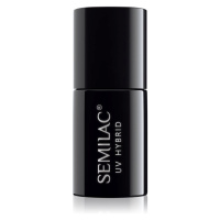 Semilac UV Hybrid Black & White gelový lak na nehty odstín 031 Black Diamond 7 ml