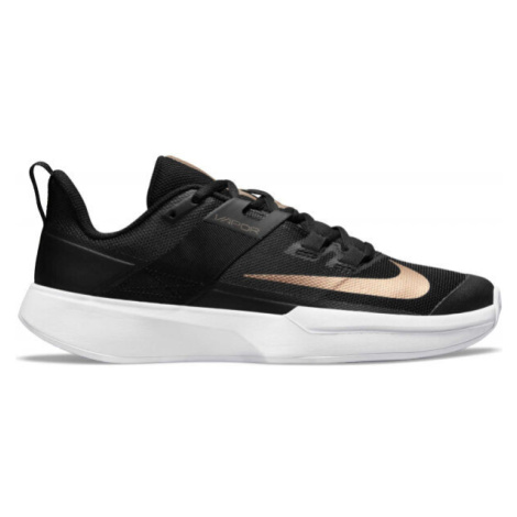 Nike COURT VAPOR LITE HC W Dámská tenisová obuv, černá, velikost 39