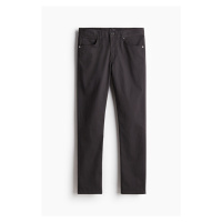 H & M - Kalhoty z bavlněného kepru Slim Fit - šedá