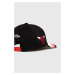 Bavlněná baseballová čepice Mitchell&Ness CHICAGO BULLS černá barva, s aplikací
