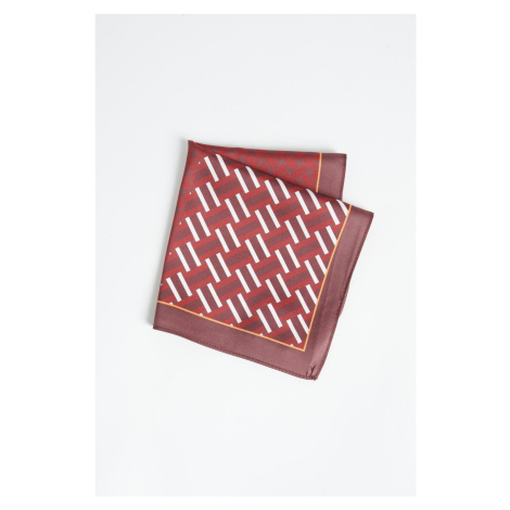 ALTINYILDIZ CLASSICS Men's Burgundy-red Patterned Handkerchief AC&Co / Altınyıldız Classics