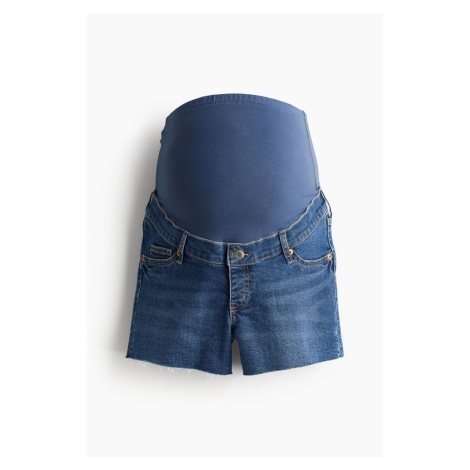 H & M - MAMA Džínové šortky - modrá H&M