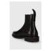 Kožené kotníkové boty Gant Rizmood pánské, černá barva, 27651439.G00