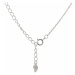 Stříbrný náhrdelník znamení zvěrokruhu vodnář SVLN0165XF300VO