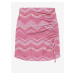 Růžová dámská vzorovaná mini sukně ONLY Nova - Dámské