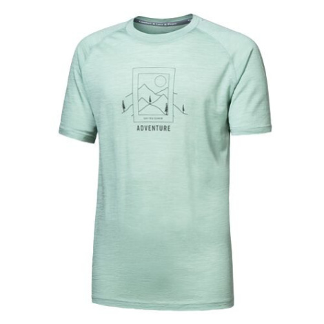 Sensor Merino Air SAY YES pánské triko kr.rukáv basil green