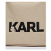 Karl Lagerfeld ESSENTIAL BIG LOGO SHOPPER Béžová