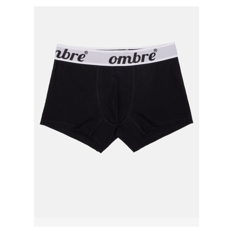 Bílo-černé pánské boxerky Ombre Clothing