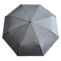Derby Hit Mini gents printed / Herren gemustert- pánský skládací deštník, šedá, káro / kostka