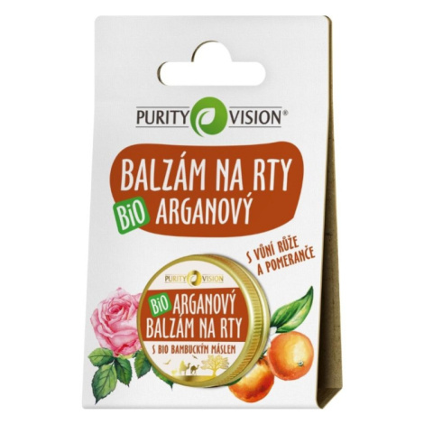 PURITY VISION Bio Arganový balzám na rty 12 ml