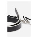 Opasek karl lagerfeld k/signature md belt h2.5 black/white