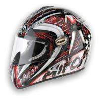 AIROH Dragon Spritz DRSP17 Integrální helma červená/bílá