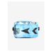 Světle modrá vzorovaná crossbody taška Diesel Sorake