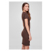 Dámské šaty // Urban Classics / Ladies Rib Tee Dress brown