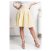 Žlutá áčková mini sukně