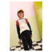 DEFACTO Boy's Oversize Fit Crew Neck Long Sleeve T-Shirt