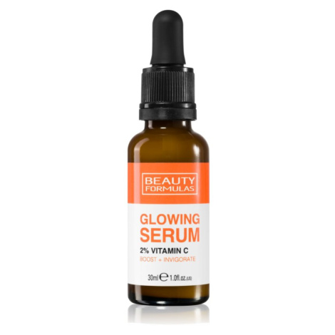 Beauty Formulas Glowing 2% Vitamin C rozjasňující pleťové sérum 30 ml