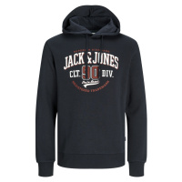 Jack&Jones Pánská mikina JJELOGO Standard Fit 12255617 Dark Navy