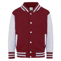 Just Hoods Dětská mikina JH043J Burgundy