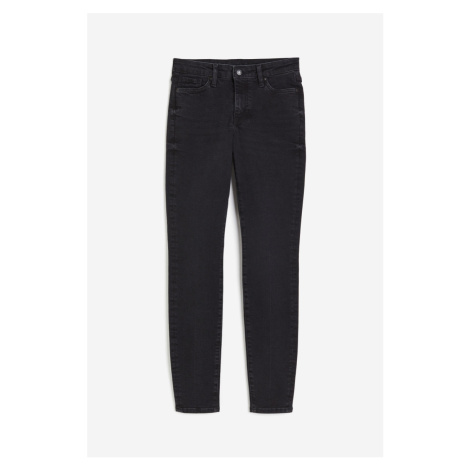 H & M - Skinny Regular Ankle Jeans - černá H&M