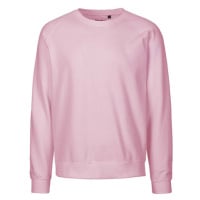 Neutral Unisex mikina NE63001 Light Pink