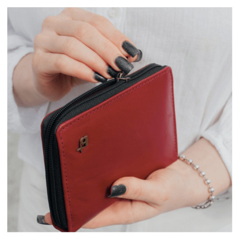 Bagind Demi Bery - kožená dámská peněženka burgundy