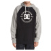 Dc shoes pánská mikina Star Pilot Raglan Black / Grey Heather | Černá